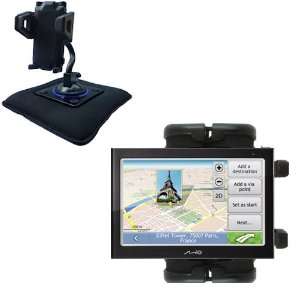   Dash & Windshield Holder for the Mio C728   Gomadic Brand GPS