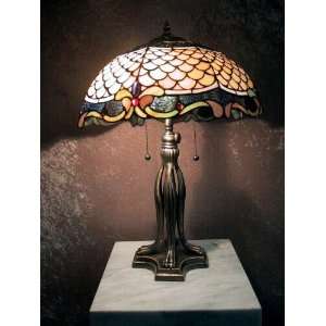  Tiffany style Tiger Foot Base Lamp with Shade Electronics