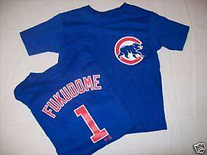 Chicago Cubs Fukudome Jersey T Shirt sz Kids 4  