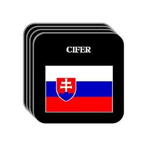  Slovakia   CIFER Set of 4 Mini Mousepad Coasters 