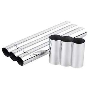  3 Cigar Tube Stainless Holds three cigars up to 8 long 