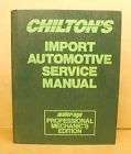 Chiltons Import Manual 91 Professional Mechanic Edition