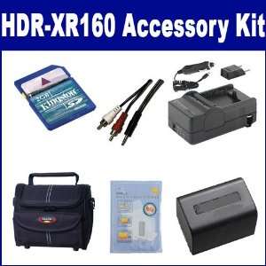  Sony HDR XR160 Camcorder Accessory Kit includes SDM 109 