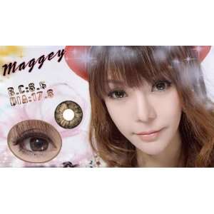    Maggey Flower 17.8mm Circle Contact Lens in Brown 