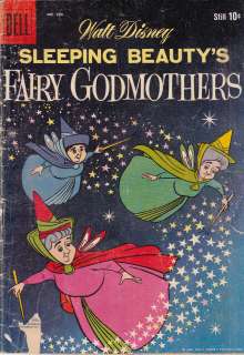 Walt Disney Sleeping Beautys Fairy Godmothers #984 Dell Comics  