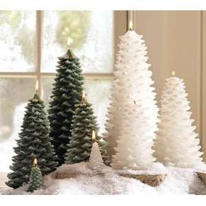  Pottery Barn Frosted Tree Candles