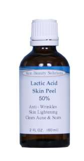 oz LACTIC Acid Skin Peel   50% Wrinkles , Acne ++  