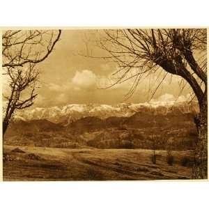   Craiului Mountains Landscape   Original Photogravure