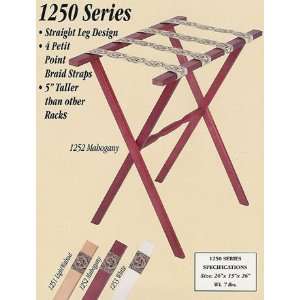  Luggage Rack with Straight Legs and 4 Straps   Large 