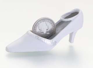 sixpence in the brides shoe brings good luck to the marrying 