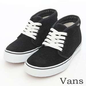 BN Vans Chukka Boot Black White Skate Shoes #V120  
