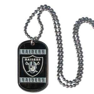  NFL Football Oakland Raiders Dog Tag Necklace Everything 