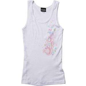  MSR Racing Womens Skully Tank Top   X Large/White 