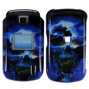  Blue Skull Hard Case Cover for LG Accolade VX5600 Cell 