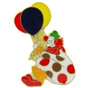  Clown with Balloons Pin 1 Arts, Crafts & Sewing