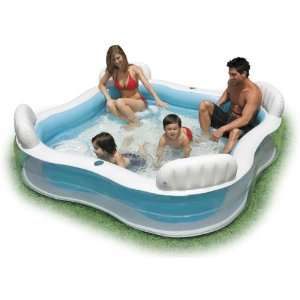    Intex Family Lounge Swim Center Inflatable Pool Toys & Games