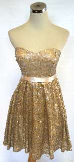NWT WINDSOR $80 Silver /Gold Prom Cocktail Dress 13  