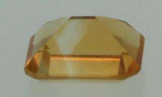 loose gemstones emerald cut citrine 10x8x5.2mm 2.83ct  