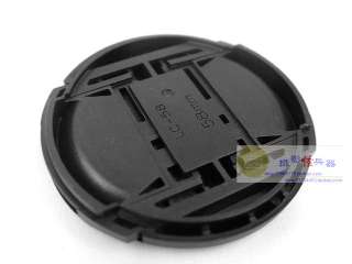 49mm 49 mm Canon Center Pinch Snap On Front Lens Cap  