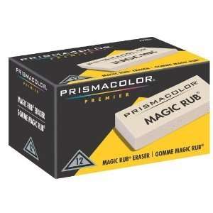  Six(6) Packs   Sanford Prismacolor Magic Rub Vinyl Erasers 