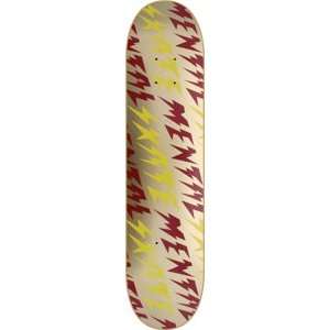 Skate Mental Bolts Sm Skateboard Deck   7.5   Gold/Red/Yellow  