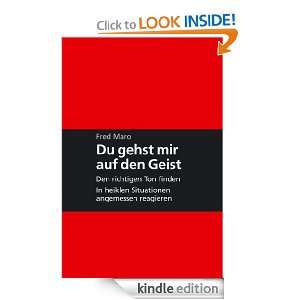   finden; In heiklen Situationen angemessen reagieren (German Edition