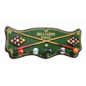  Billiards Coat Rack
