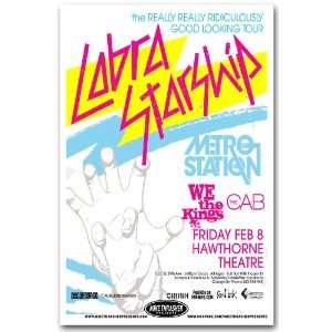  Cobra Starship Poster   W Concert Flyer