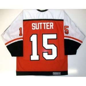  Rich Sutter Philadelphia Flyers Ccm Jersey Orange Small 