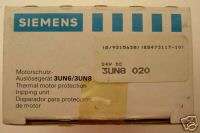 Siemens 3UN8 020 Thermal Motor Protection Unit ++ NEW +  