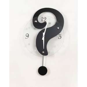  Question Mark Clock with Pendulum by Ashton Sutton