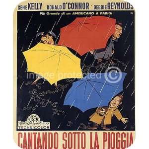  Singing in The Rain Vintage Italian Movie MOUSE PAD 
