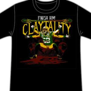 Packers Clay Matthews Claytality T Shirt   S  