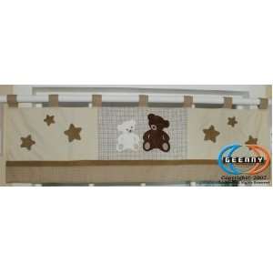   Window Valance For Boutique Teddy Bear 13 PCS Crib Bedding Set Baby