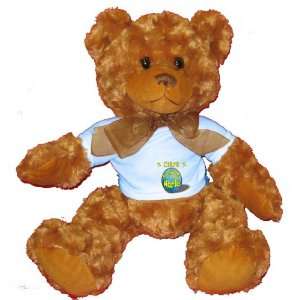   Ciara Rocks My World Plush Teddy Bear with BLUE T Shirt Toys & Games