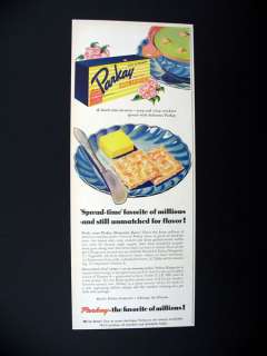 Kraft Foods Parkay Oleomargarine Margarine 1946 print Ad advertisement 