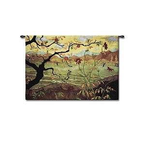 Apple Tree with Red Fruit Tapestry Wall Hanging
