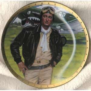  John Wayne Plate Symbol of Americas Fighter Pilots 