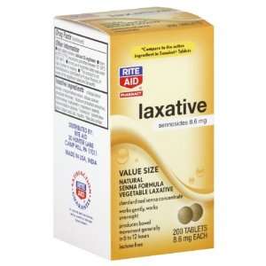  Rite Aid Vegetable Laxative, 200 ea Health & Personal 