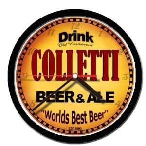  COLLETTI beer and ale cerveza wall clock 