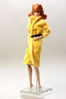 FR1029 Yellow Fashion Fur Coat for Fashion Royalty  