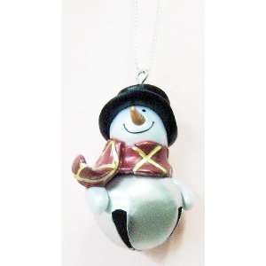  Silver Personalized Jingle Bell Ornament   Tom
