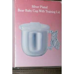  Godinger Silver Plated Bear Baby Cup with Plastic Training 