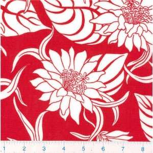  45 Wide Colorata Red Fabric By The Yard Arts, Crafts 