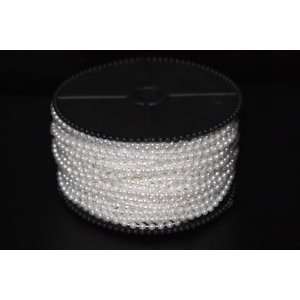  10m of 2.5mm Bead Pearl String (White) Free Worldwide 