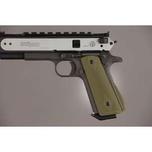 Hogue Colt, 1911 Government Magrip Kit Aluminum Checkered Arched Matte 