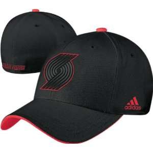  Portland Trail Blazers Black Tonal Flex Hat Sports 