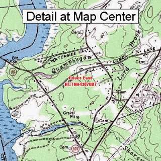  USGS Topographic Quadrangle Map   Dover East, New 