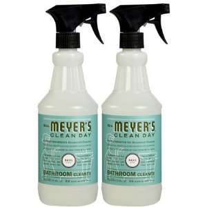  Mrs. Meyers Clean Day Bathroom Cleaner, Basil, 24 oz 2 ct 