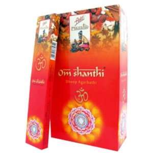   Brand Rectangle Incense  Om Shanti Masala Case Pack 12